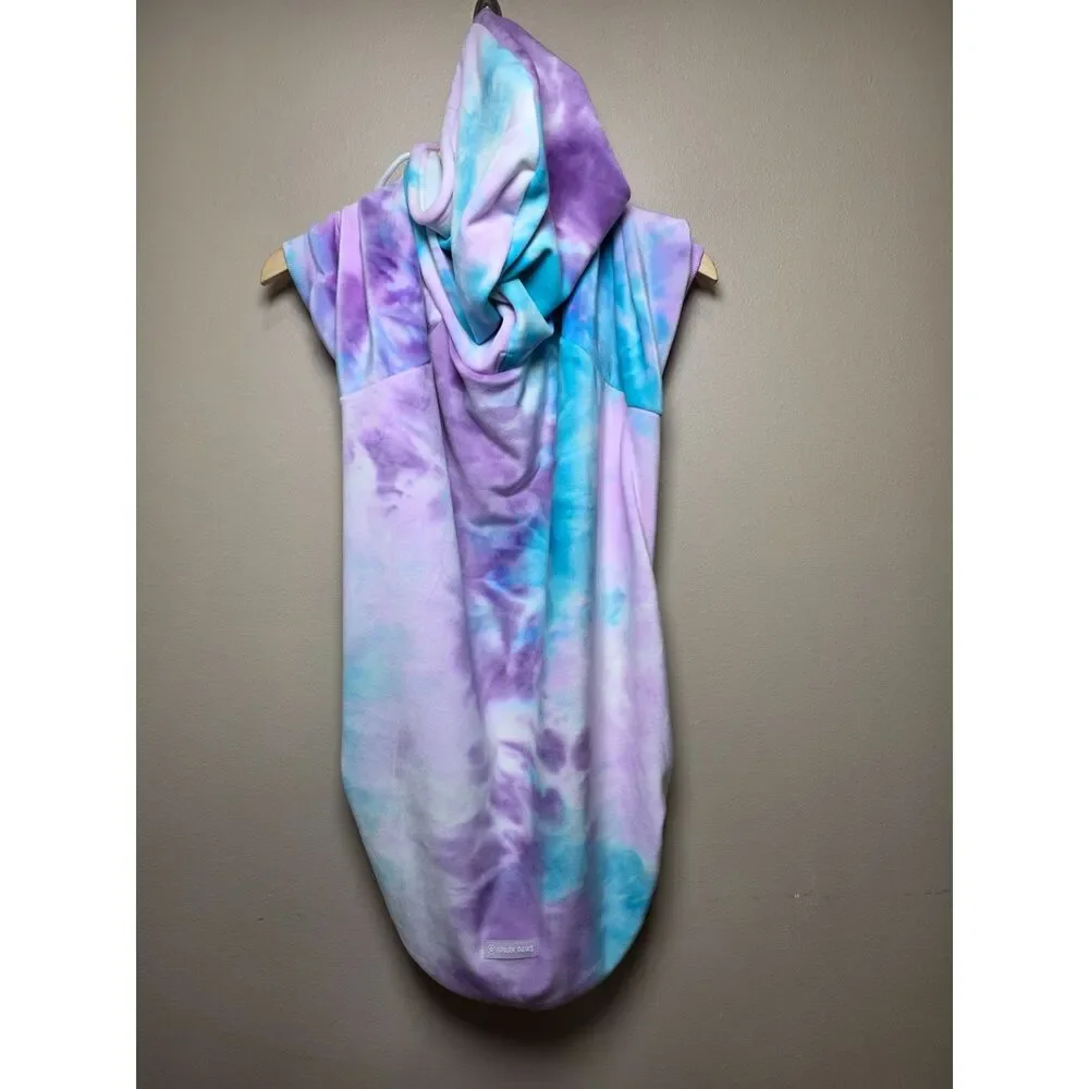 Spark Paws Dog Hoodie 5XL Pastel Tie Dye Plush Fleece Pet Sweatshirt NWT